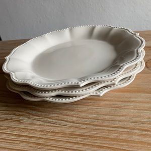 Ivory dinner plates